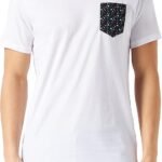 FRENCHCOOL 1988 Wit T-shirt met zak "Waterdruppels Color" heren T-Shirt