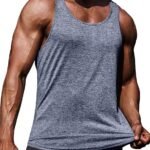 COOFANDY Men's Tank Top Y-Back Summer Gym Fitness Quick-Drying Bodybuilding Underarm Shirt Sleeveless Muscle Shirts Men
